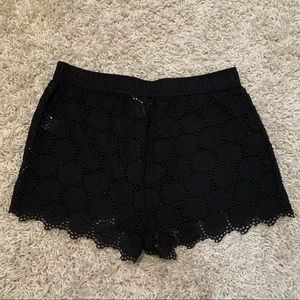 Black Lace Joe Fresh Pajama Shorts